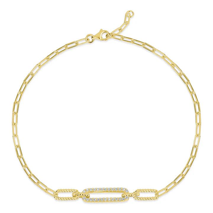 Miss Mimi braclet mailles mini paper clip