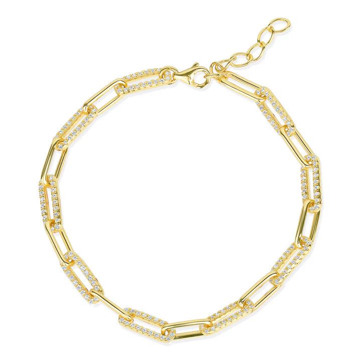 Miss Mimi braclet maille paper clip