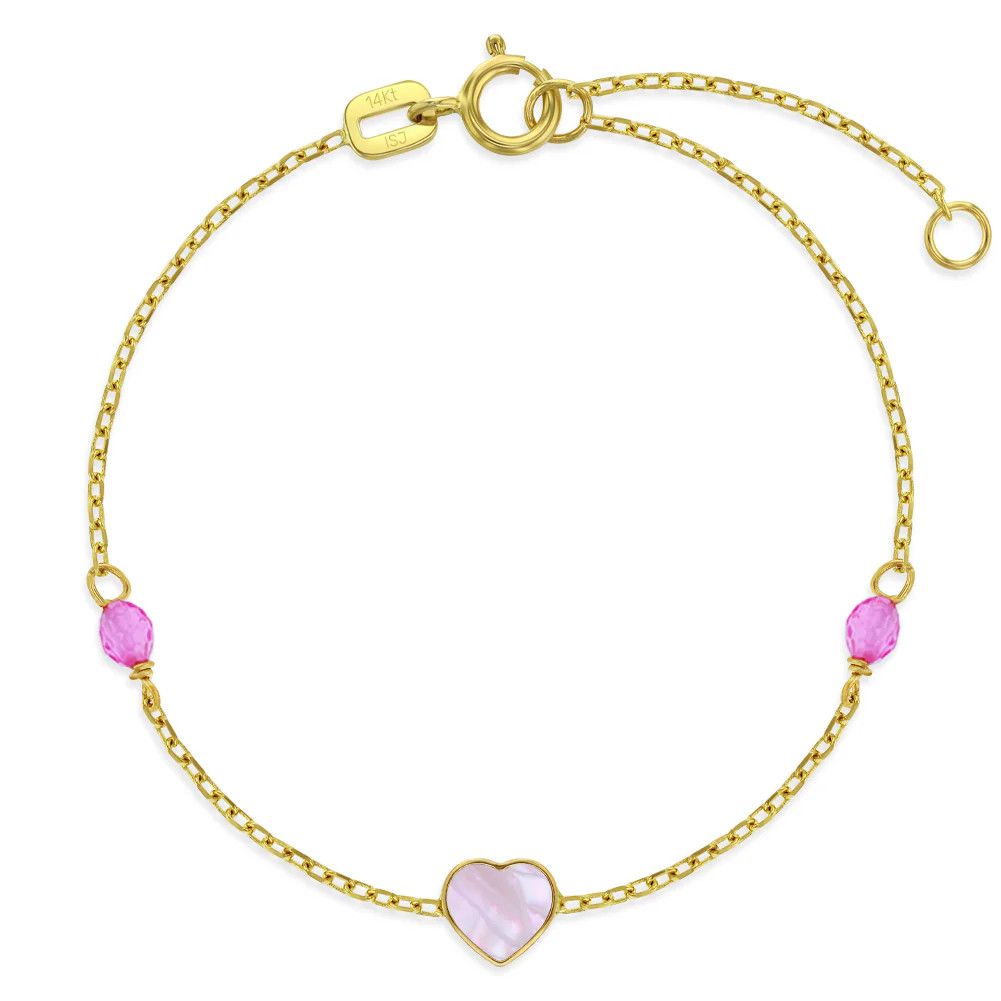 Bracelet bébé bambin enfant cœurs
