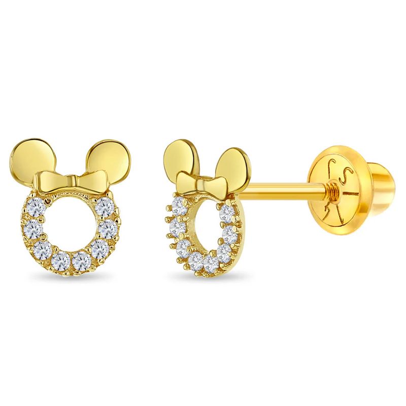 Boucles d’oreilles enfant fille souris