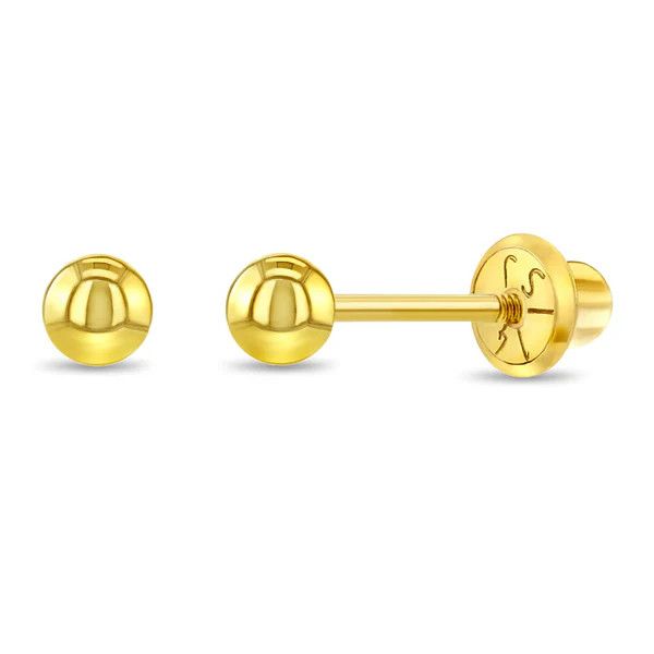 Boucles d’oreilles classiques en boule