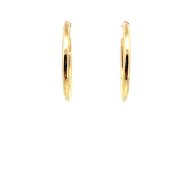 Tube hoop earrings