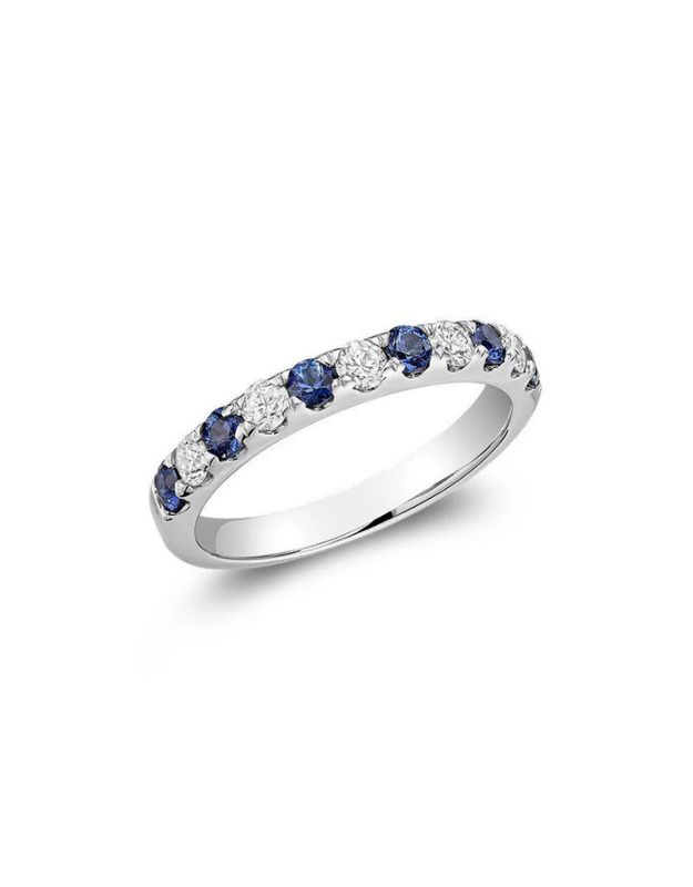 ​Bague Saphire et diamants
