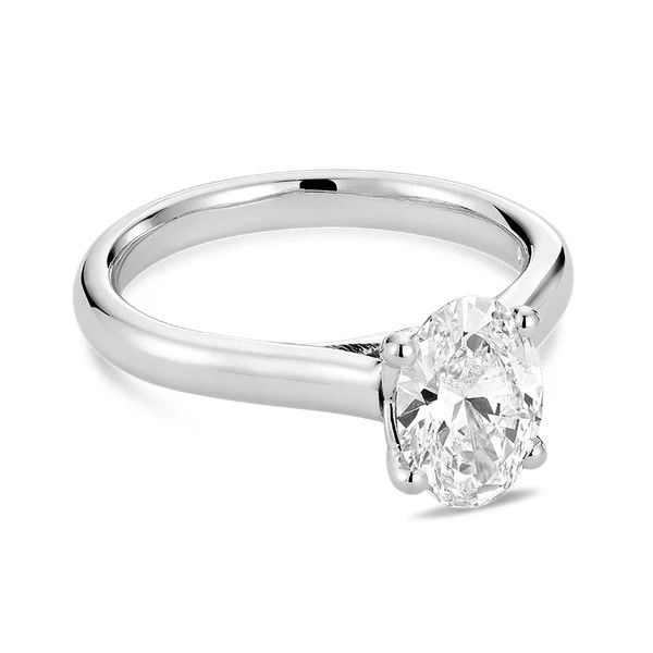 ​Bague Fiançailles diamant synthétiques