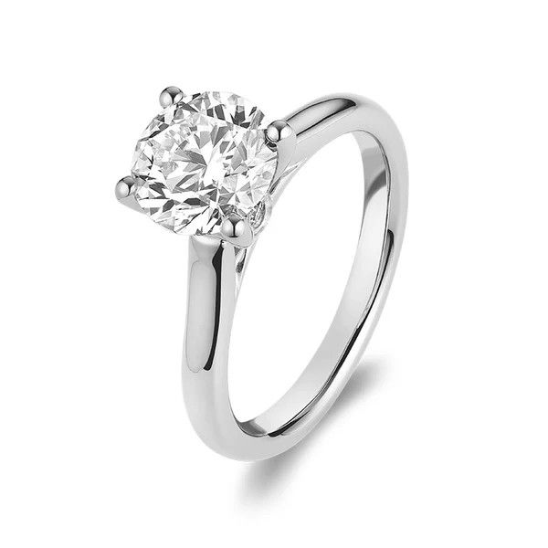 Bague Fiançailles en diamant synthétique