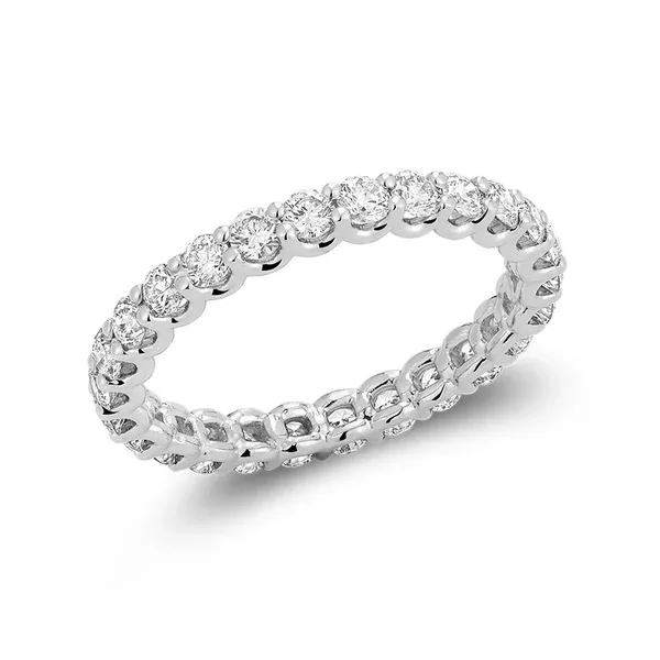 U-shaped eternity ring