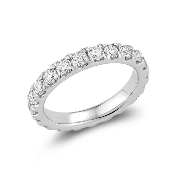 Eternite ring with lab-grown diamonds Eternite ring with lab-grown diamonds, Color: Blanc