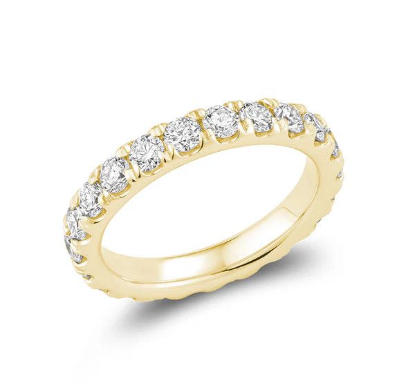 Eternite ring with lab-grown diamonds