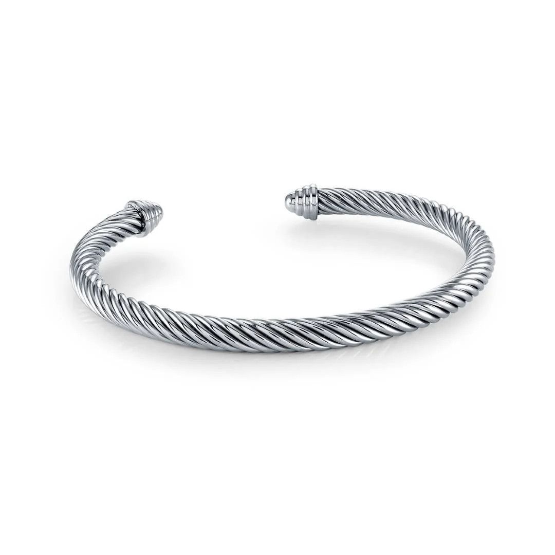 Italgem Open Bangle, Colour: Acier