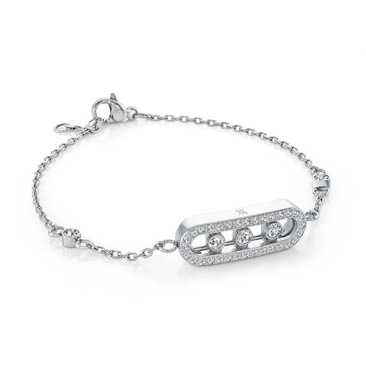 ​Veloria Bracelet coulissant, Couleur: Acier