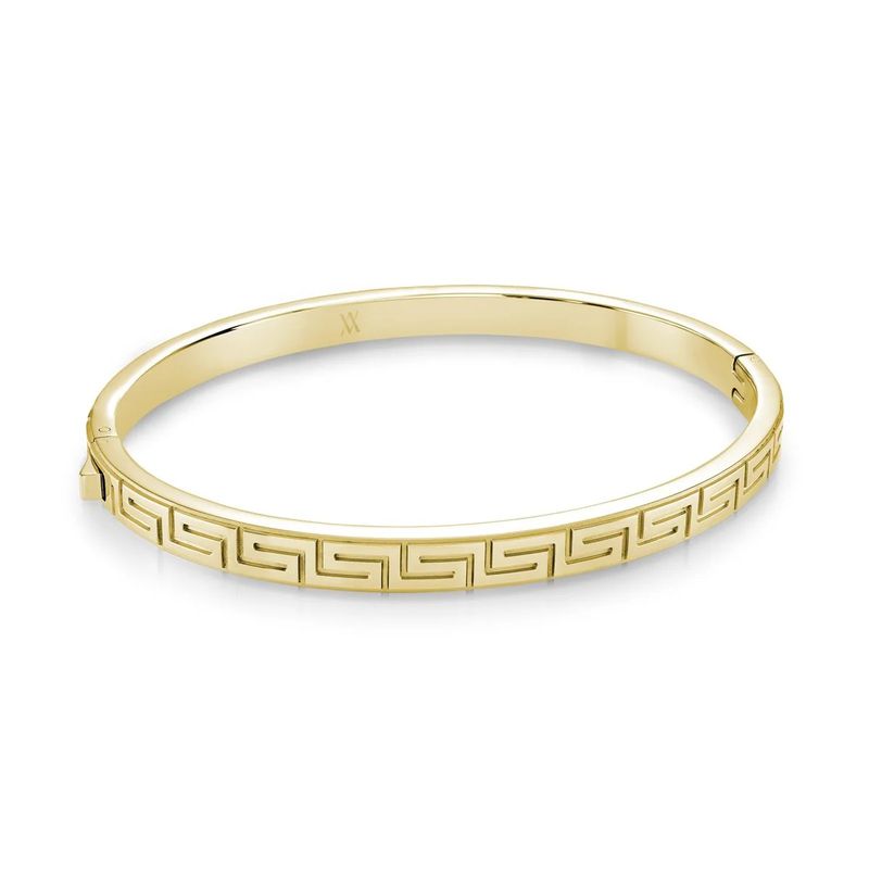 Veloria Greek Key Bangle Bracelet