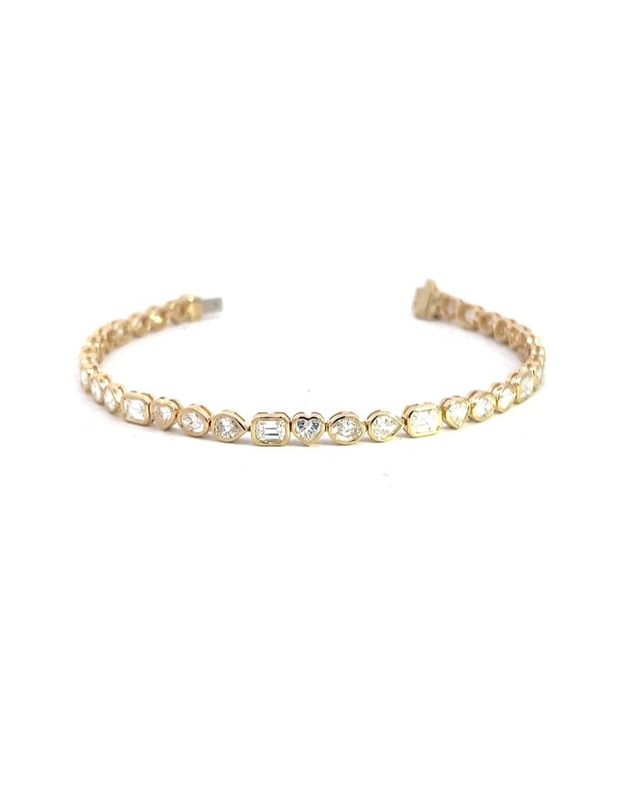 Bracelet Tennis diamants Laboratoire