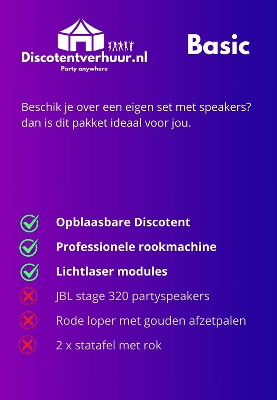 Discotent basic pakket