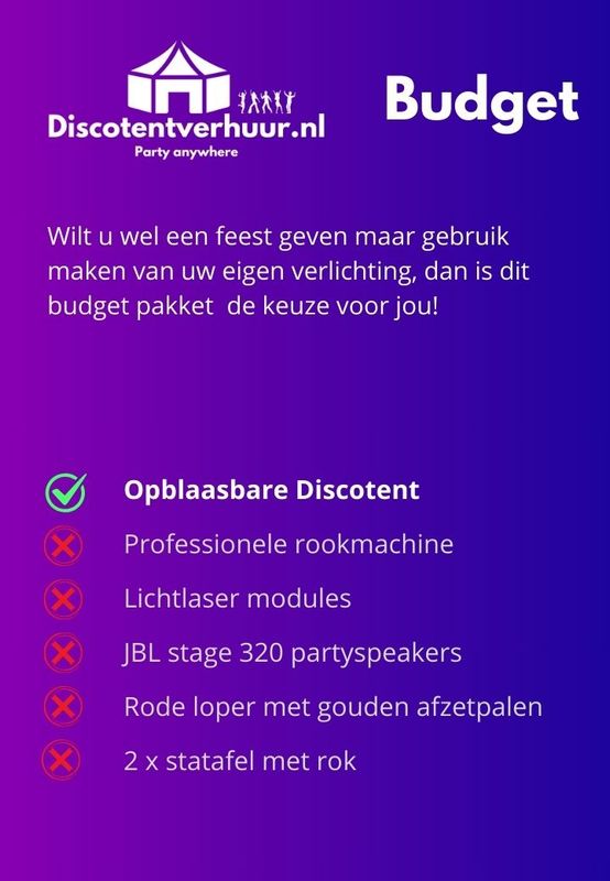 Budget Discotent Pakket