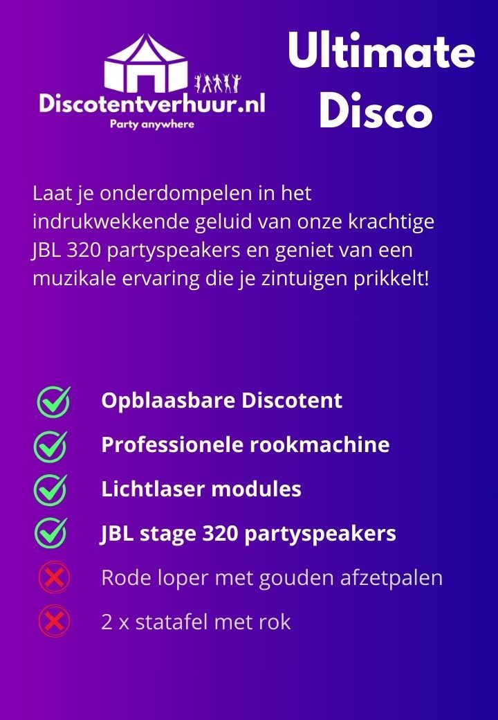 Ultimate Discotent pakket
