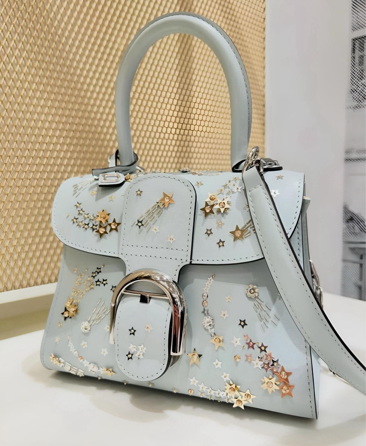 Sac Brillant MM Surpiqué