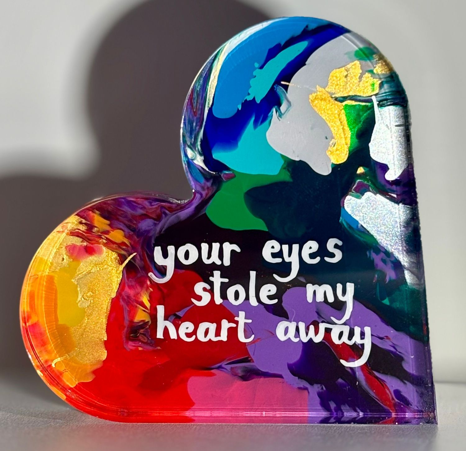Your eyes stole my heart away