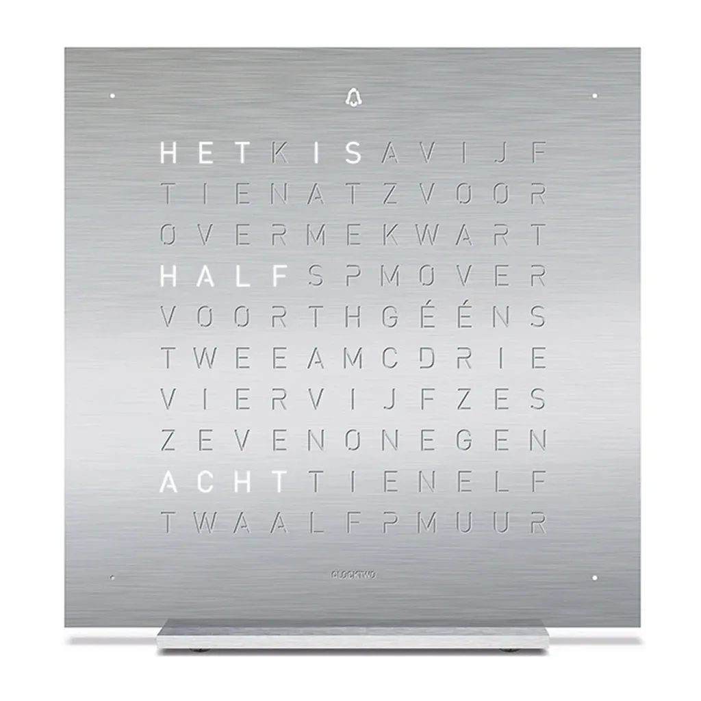 QLOCKTWO EARTH 13.5 - FULL METAL