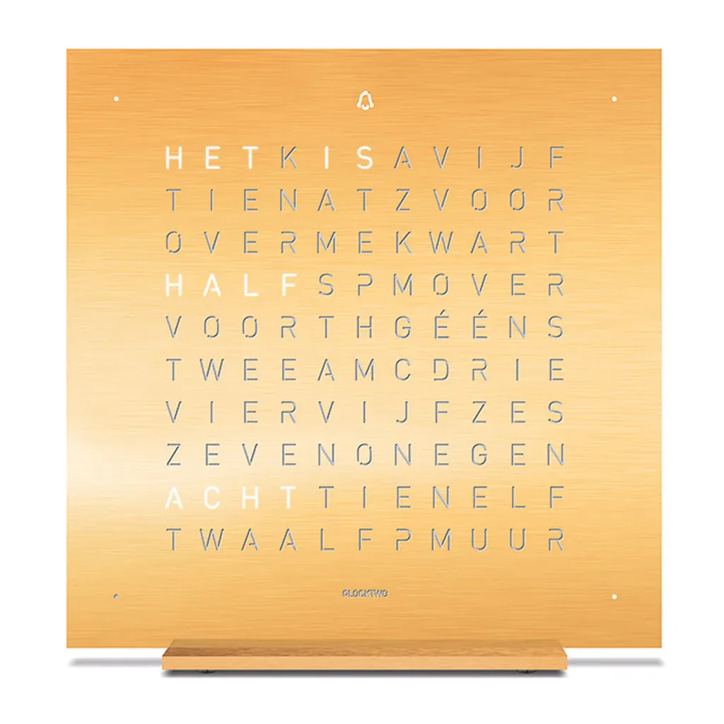 QLOCKTWO EARTH 13.5 - GOLDEN LEGEND
