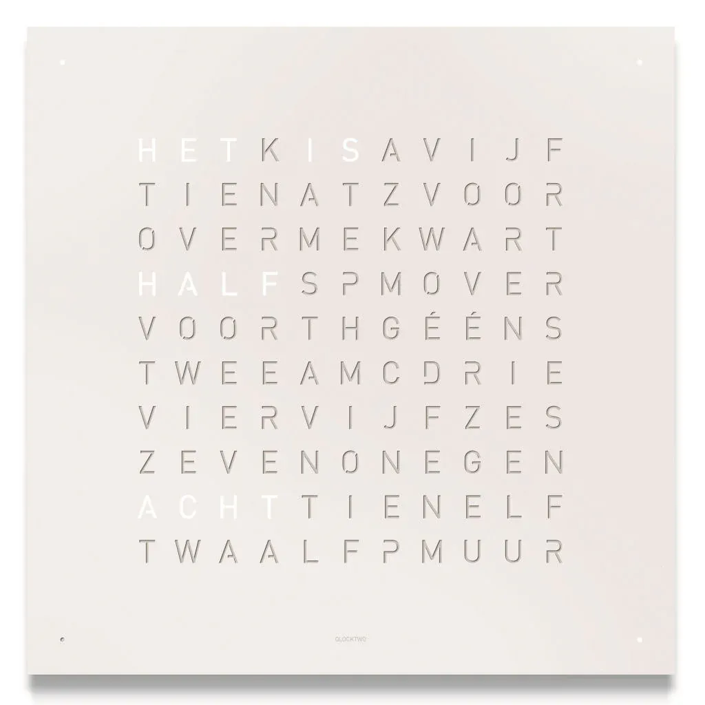 QLOCKTWO EARTH 90 - WHITE PEPPER