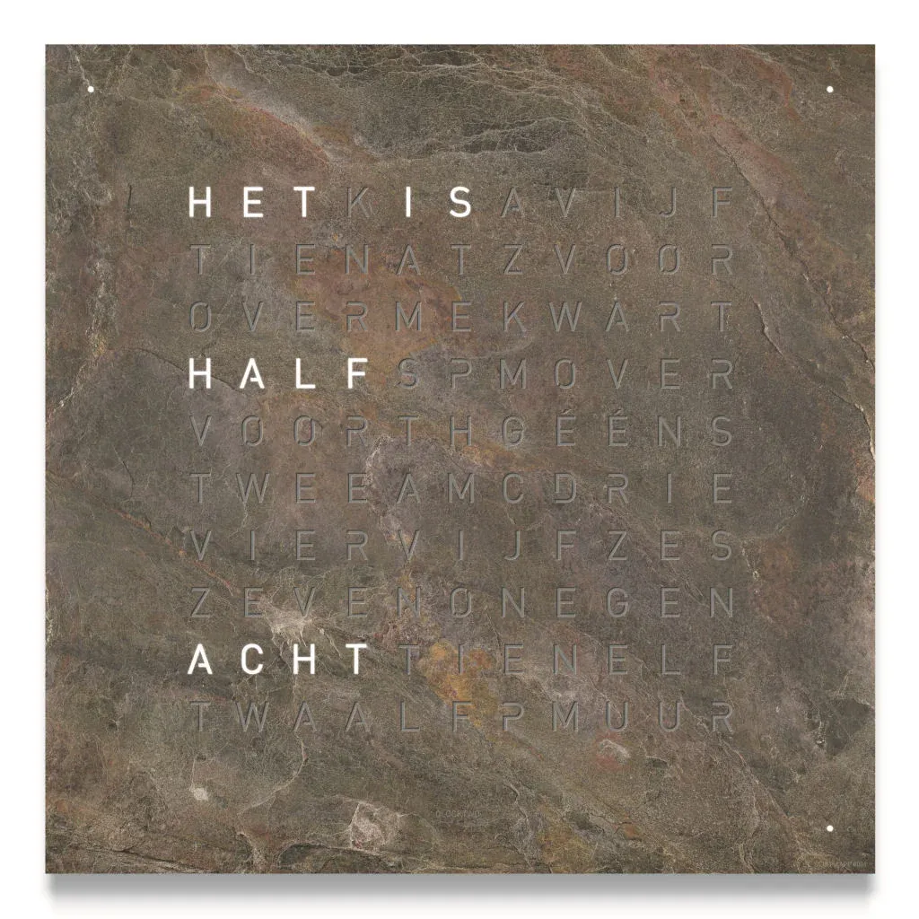 QLOCKTWO EARTH 180 - GLINTSCAPE