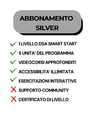ABBONAMENTO SILVER