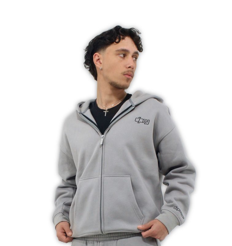 Heavy Zipper Grey