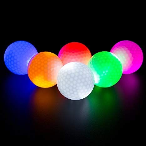 LED GLOWING BALL FOR NIGHT GOLF