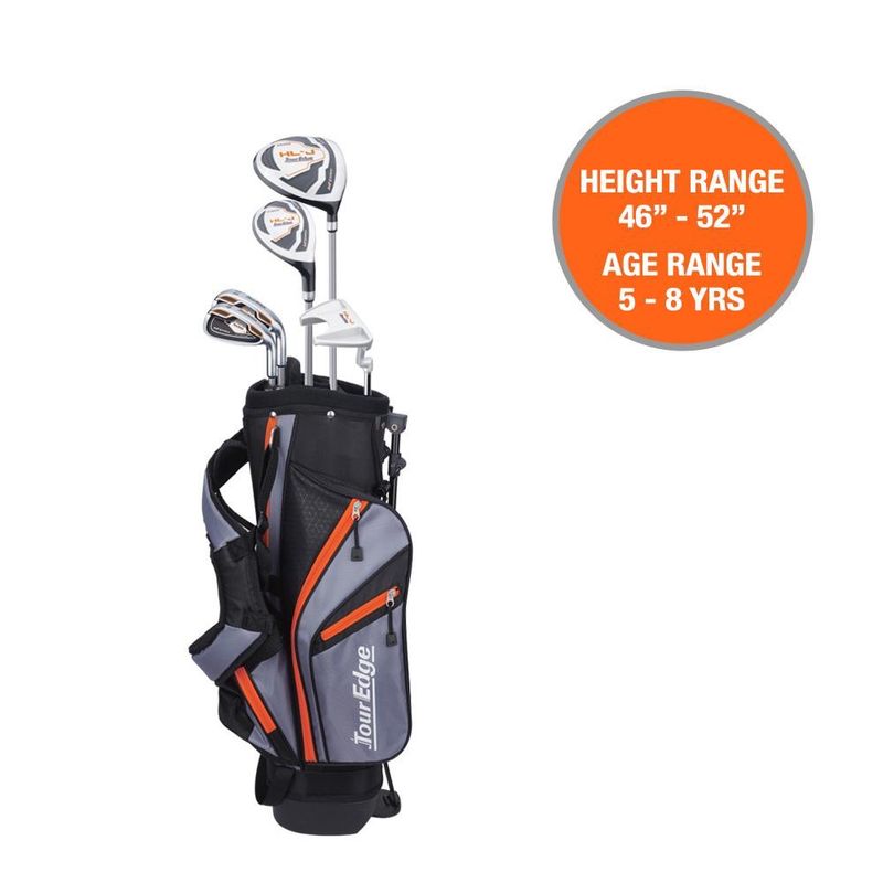 TOUR EDGE JUNIOR SET 5-8 RH ORANGE 46&quot; to 52&quot;