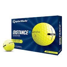 TAYLORMADE DISTANCE+ BALL DOZEN YELLOW