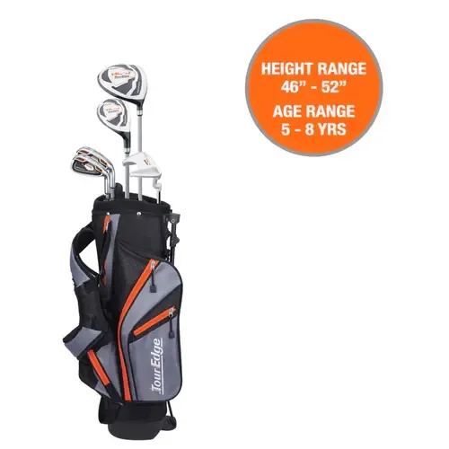 TOUR EDGE JUNIOR SET 5-8 LH ORANGE 46&quot; to 52&quot;