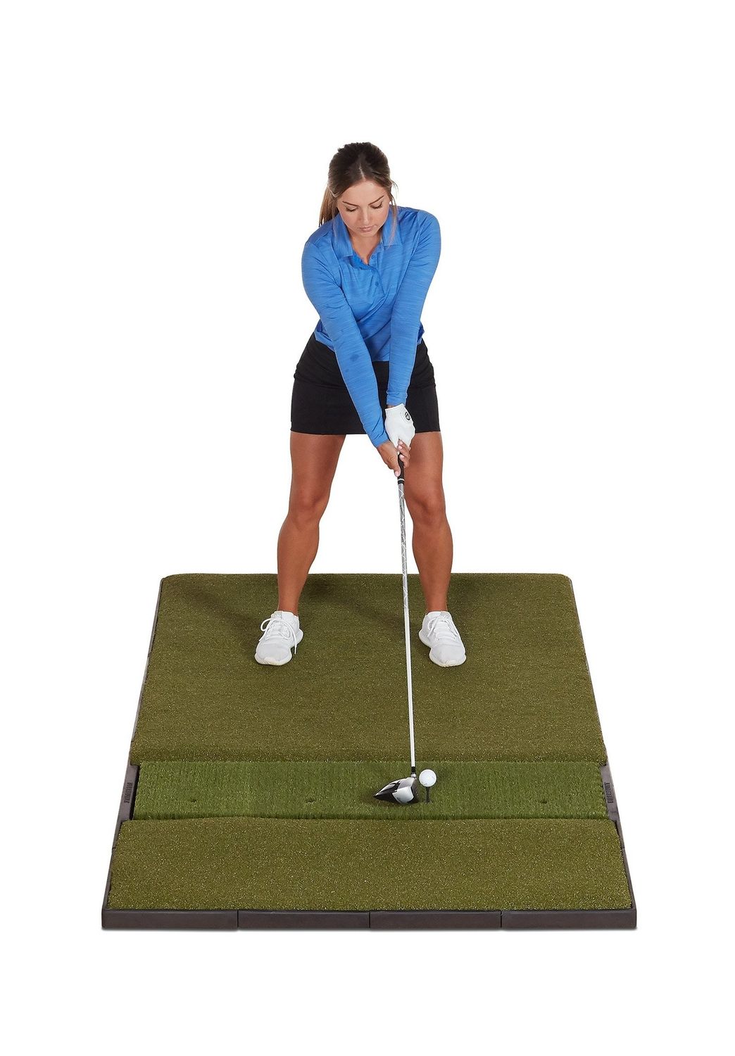 FIBERBUILT GRASS SERIES STUDIO GOLF MAT - SINGLE HITTING - 7&#39;X4&#39;