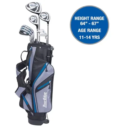 TOUR EDGE JUNIOR SET 11-14 LH BLUE 64&quot; to 67&quot;