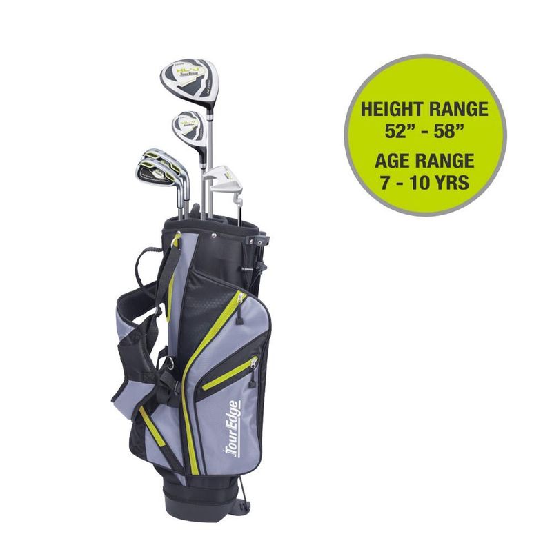 TOUR EDGE JUNIOR SET 7-10 GREEN  RH 52&quot; to 58&quot;