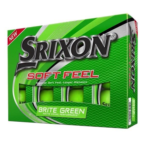 Srixon Soft Feel Brite Green dozen