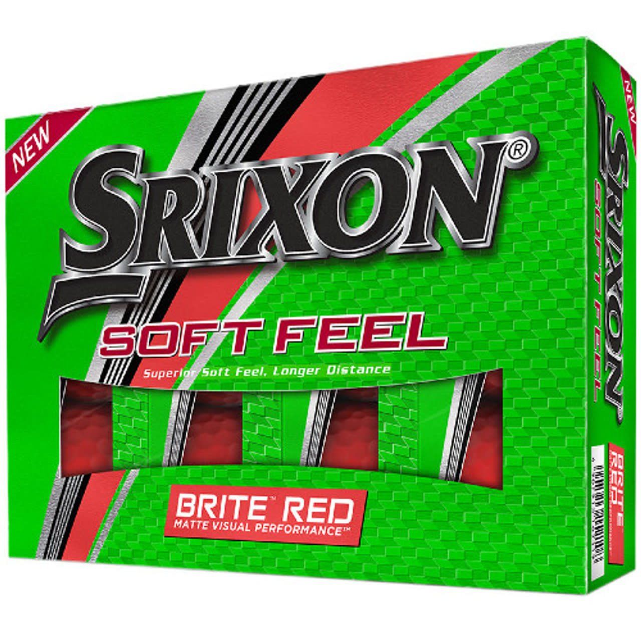 Srixon Soft Feel Matt Red Dozen
