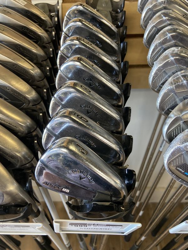 Used Callaway Apex MB irons RH 4-p stiff