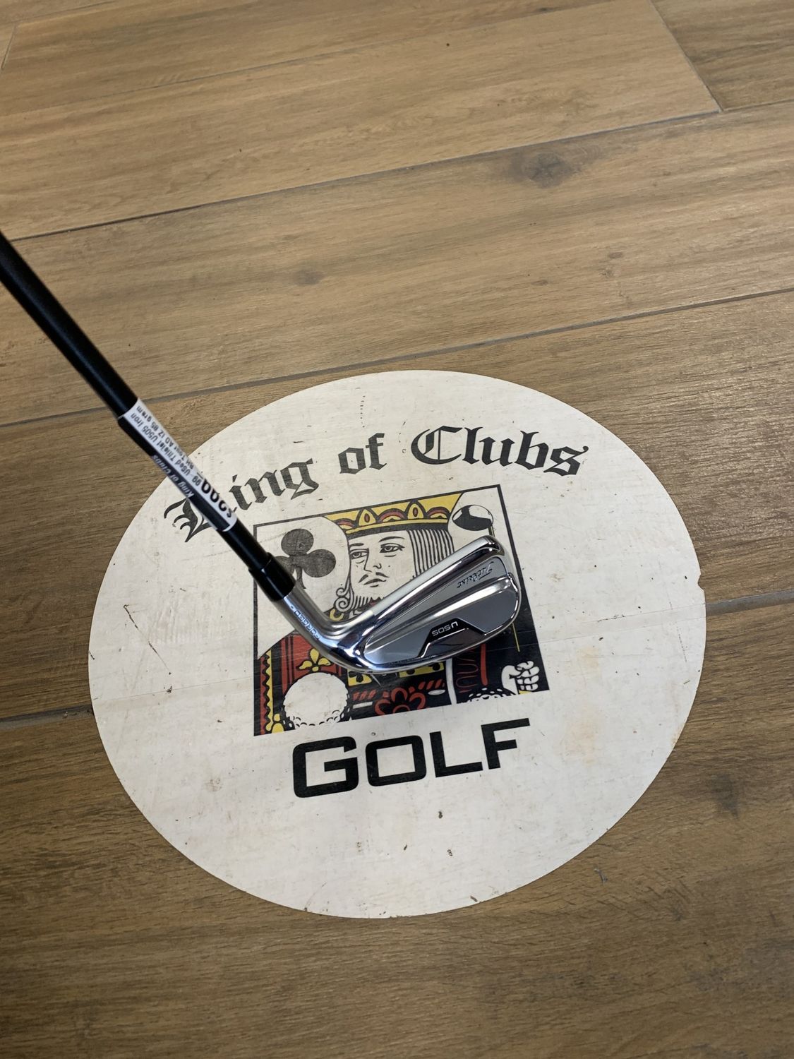 USed Titleist U505 Iron RH HZRDS Black 80 gram Stiff #3