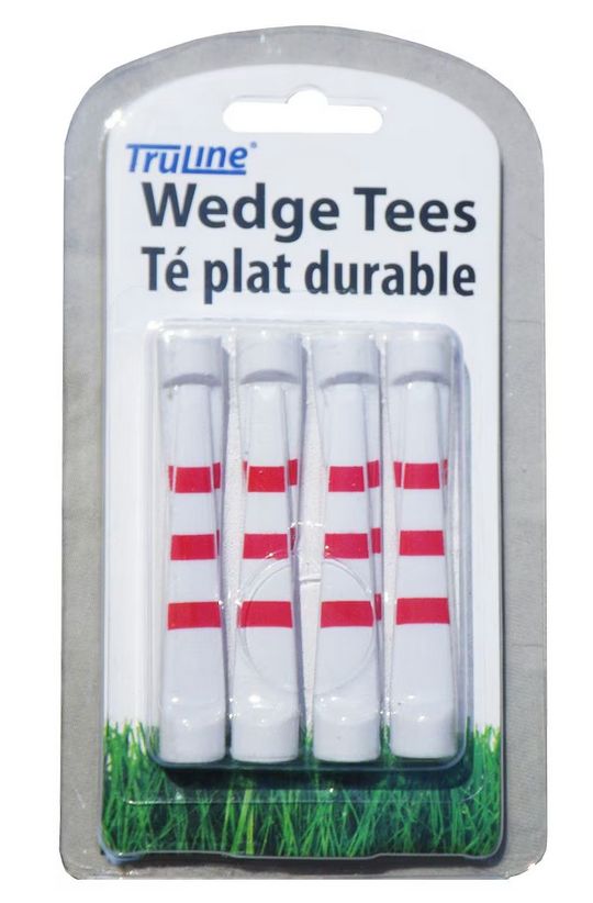 Truline white Wedge Tee 8 Pack 2-3/4