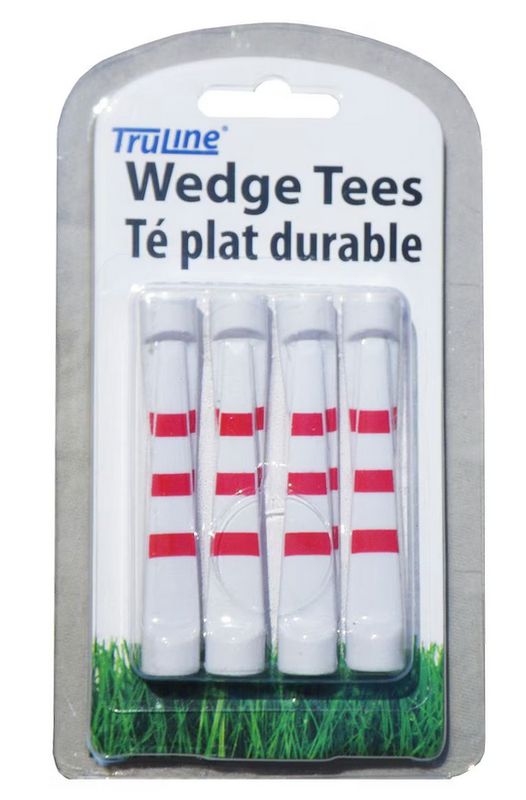 Truline white Wedge Tee 8 Pack 2-3/4