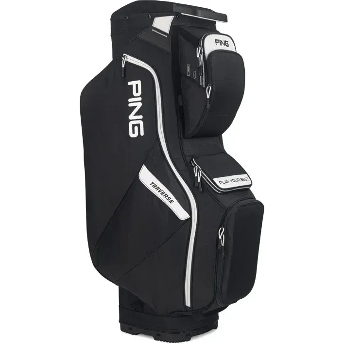 Ping Traverse Cart Bag BLK/WHT