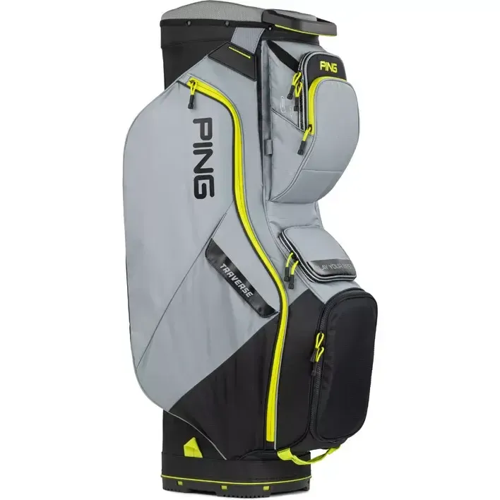 Ping Traverse Cart Bag IRON/BLK/NEON YELLOW