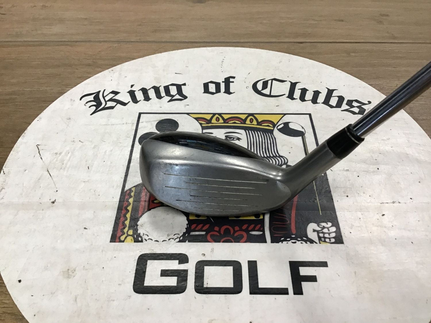 Used TaylorMade Rescue 4 RH Stiff Steel shaft