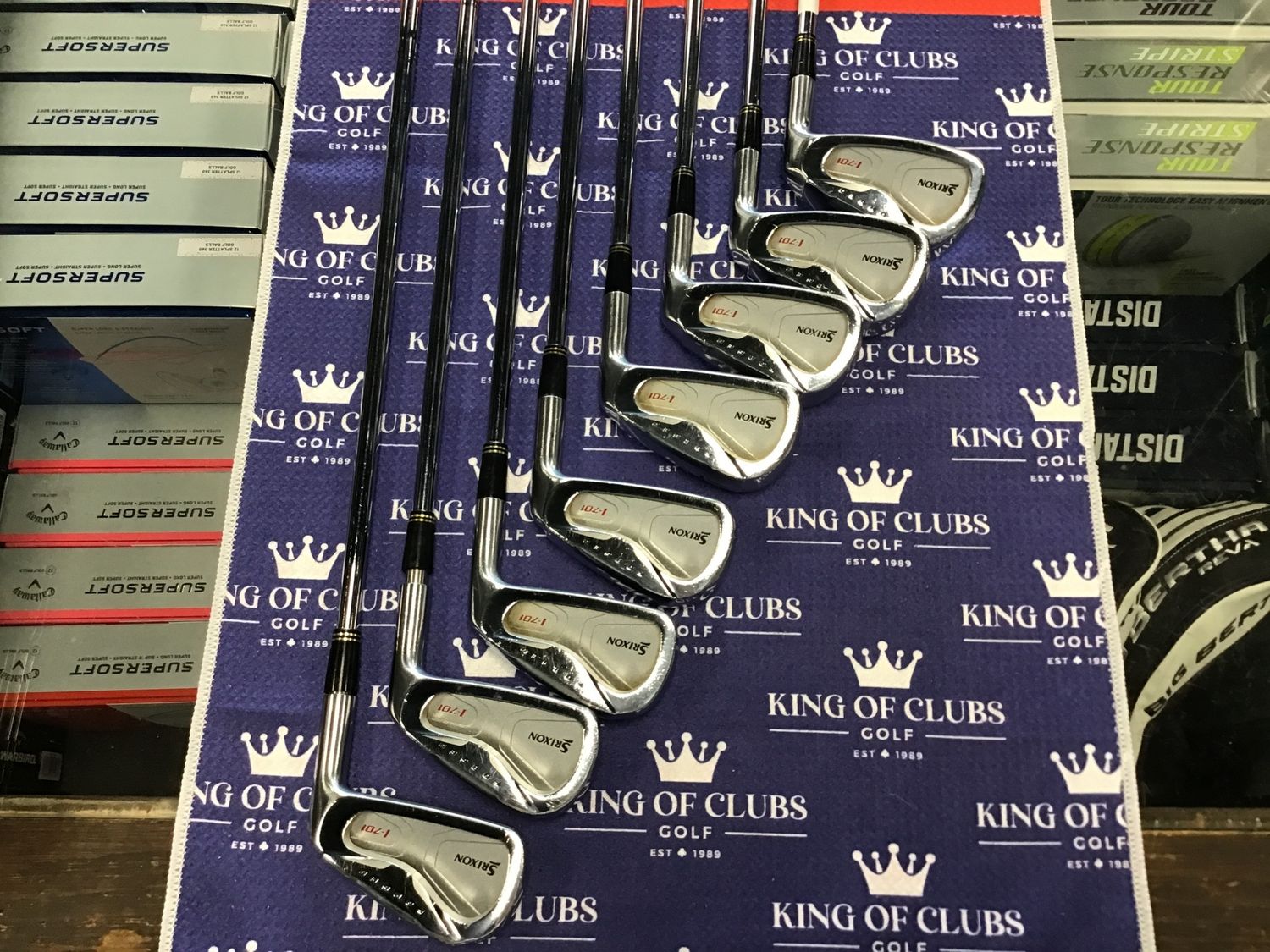 used Srixon I-701 iron set 3-PW rh regular