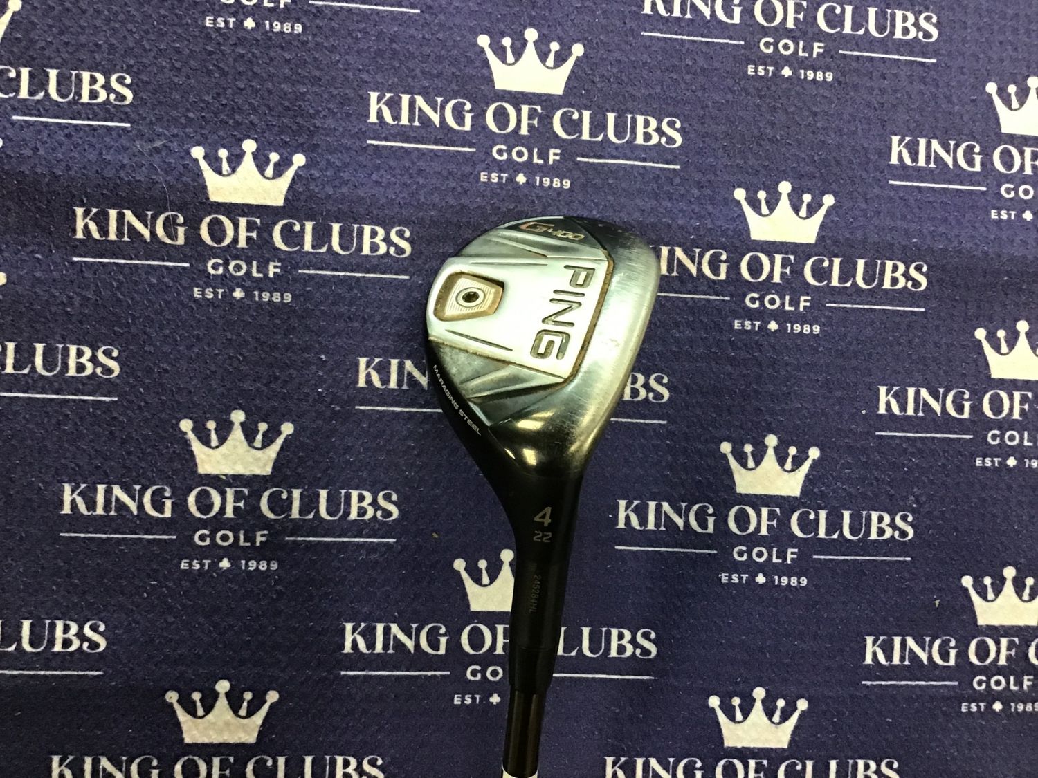 Used Ping g400 4 hybrid reg flex