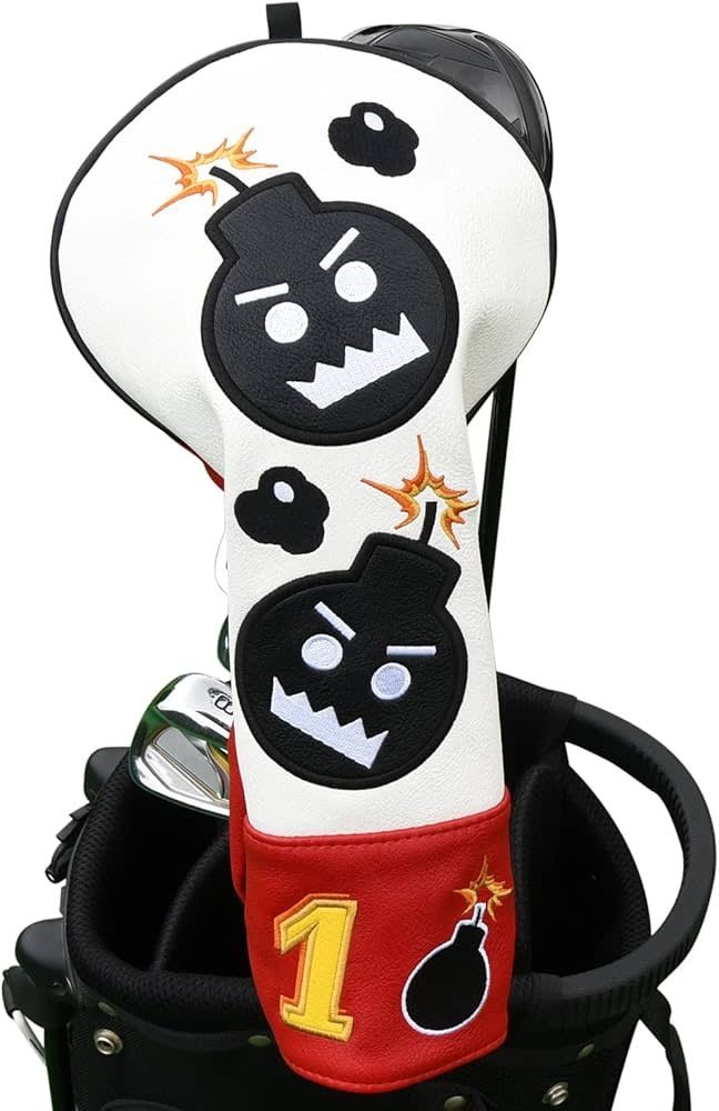 Bombs Driver HEad Cover Leather