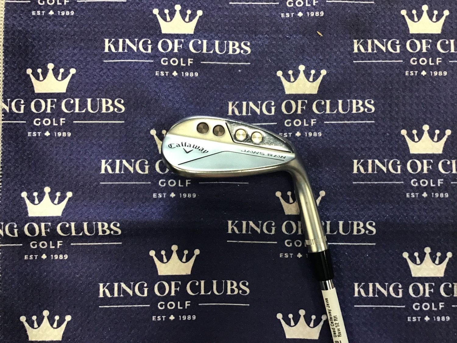 Used Callaway Jaws Raw 52 RH