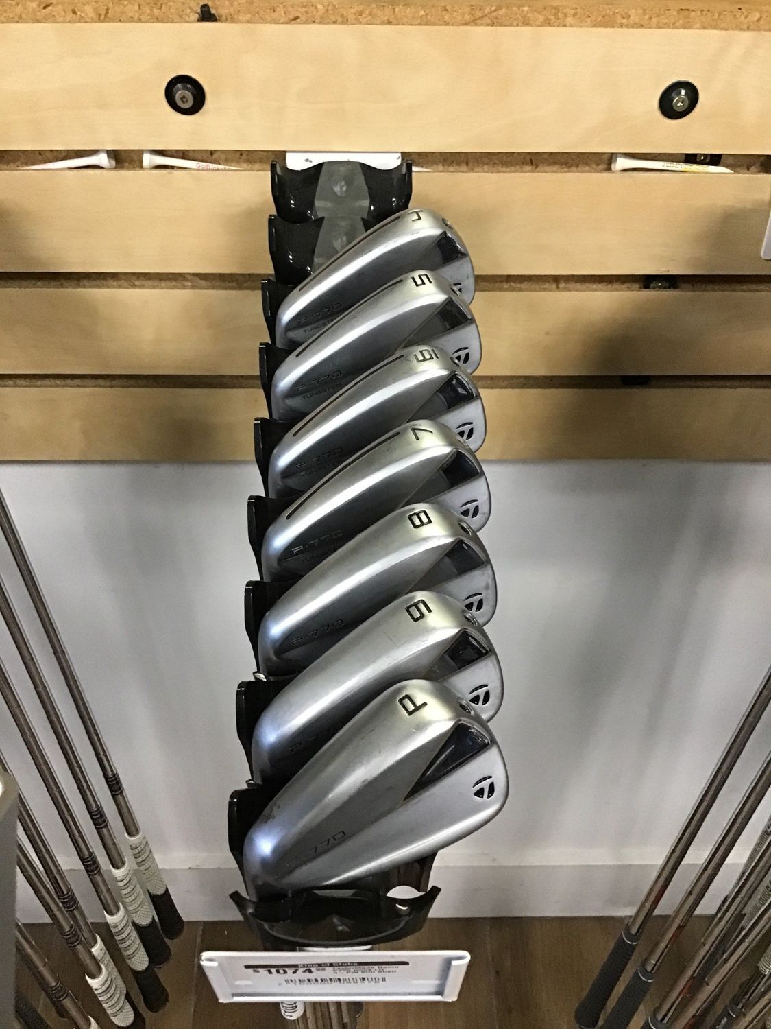 TaylorMade Demo P770 Irons LH 4-PW Stiff Shaft
