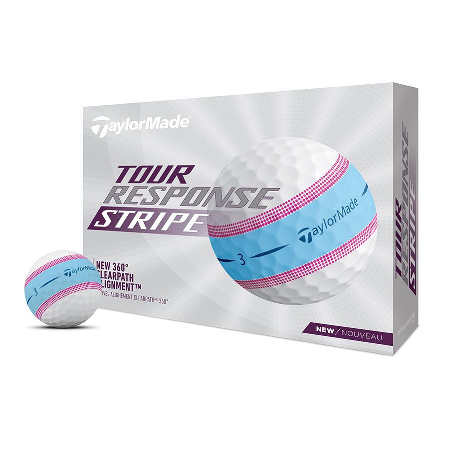 Taylormade Tour Response Stripe BLK/PNK