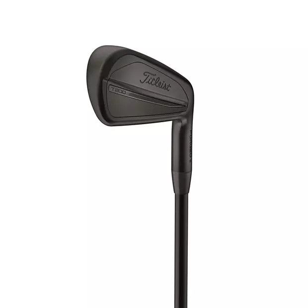 Limited Edition - T200 4-PW Black Iron Set With Steel Shafts RH